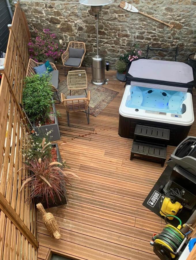 Saint Malo - Jolie Maison Avec Jacuzzi 150M Gare Luaran gambar
